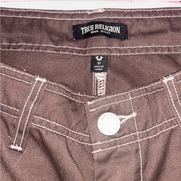 True Religion Brown Cargo Pants - Picture 5 of 5